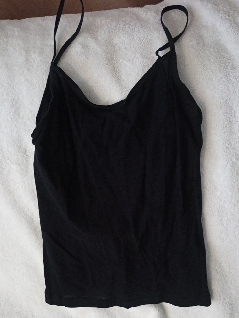 Classic Black Spaghetti Strap Women's Tank Top